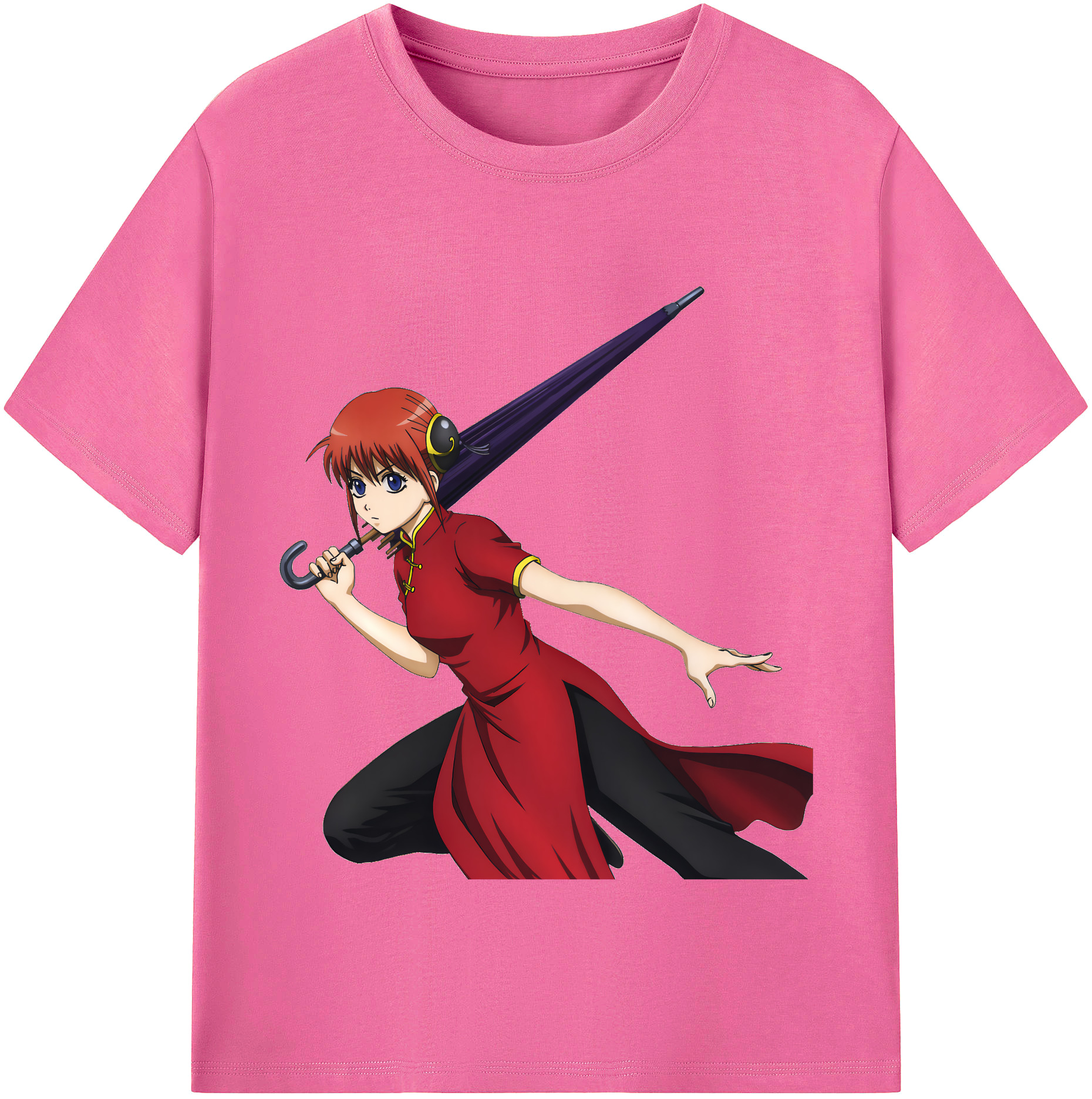 （画像用） ぎんたま 坂田銀時（さかたぎんとき） 神楽 志村新八（しむら しんぱち） GINTAMA Sakata Gintoki Kagura Shimura Shinpachi レディースカジュアルプリントTシャツ（綿100％）